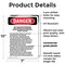 Signmission Qualified Personnel Operate This Machine Danger Sign, Plastic, 7in W x 10in L, 2PK OS-2PACK-DS-P-710-L-1869 - alternate 2